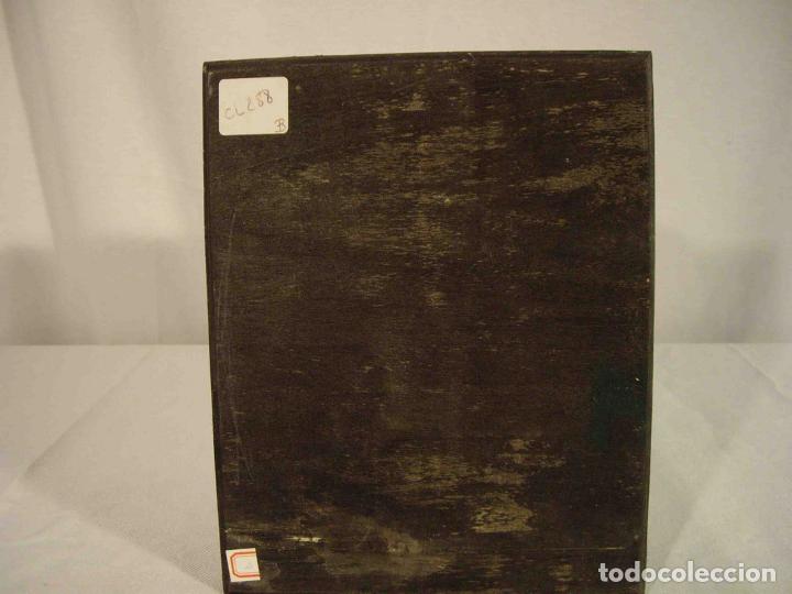 Otros objetos de arte: OLEO SOBRE TABLA NI&Ntilde;A A LA ESCUELA - Foto 5