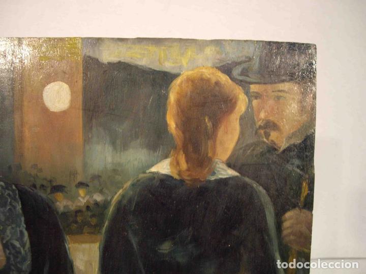 Otros objetos de arte: OLEO SOBRE TABLA CAMARERA - Foto 5