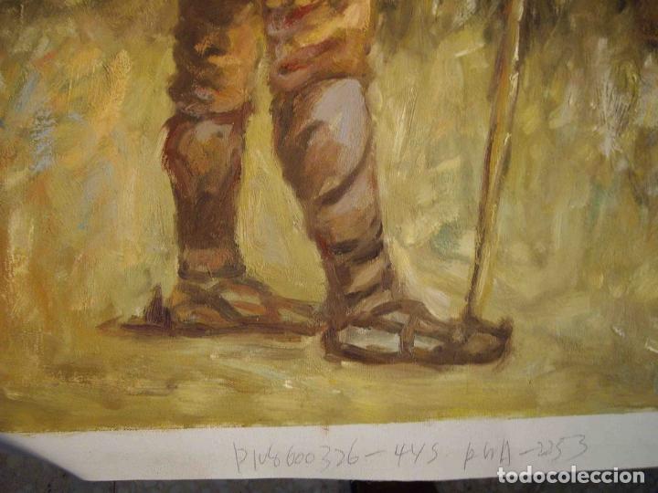 Otros objetos de arte: OLEO TELA VAQUERO - Foto 4