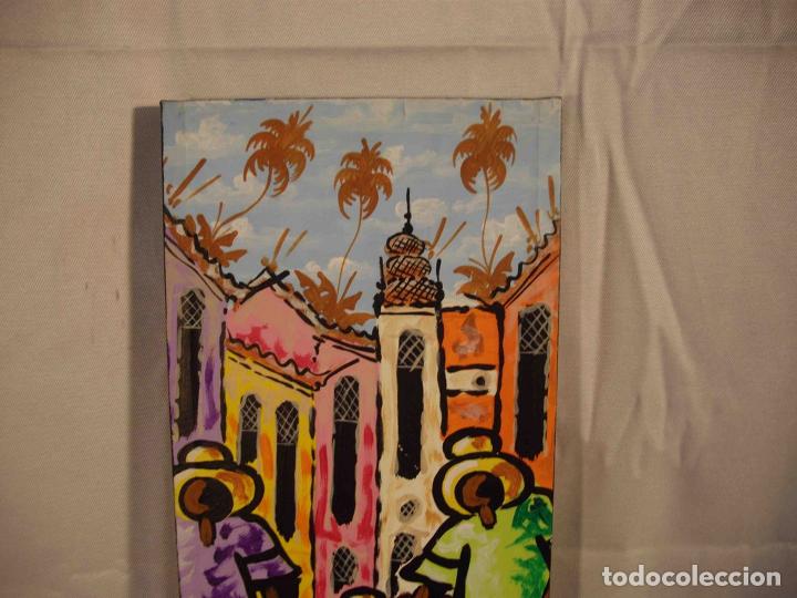 Otros objetos de arte: OLEO SOBRE TELA LABRADORES - Foto 4