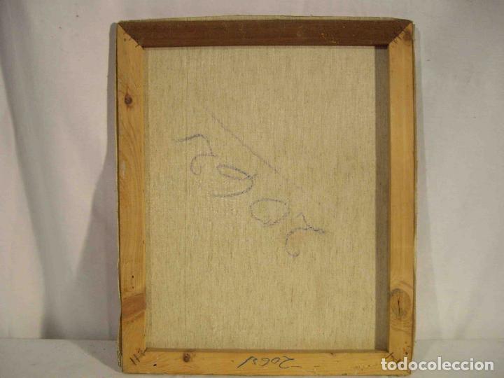 Otros objetos de arte: OLEO CASA EN EL PUERTO - Foto 6