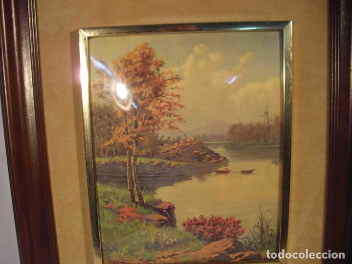 Otros objetos de arte: ESMALTE PAISAJE FLUVIAL - Foto 5