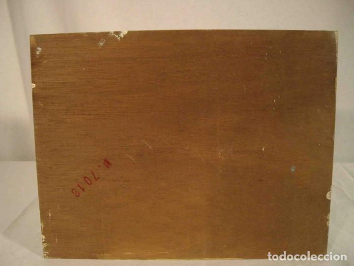 Otros objetos de arte: OLEO SOBRE TABLA DIA DE PLAYA - Foto 6