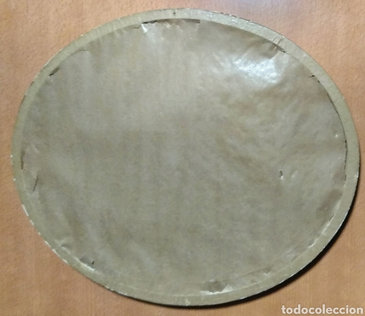 Otros objetos de arte: Antiguo cuadro, forma ovalada. - Foto 2
