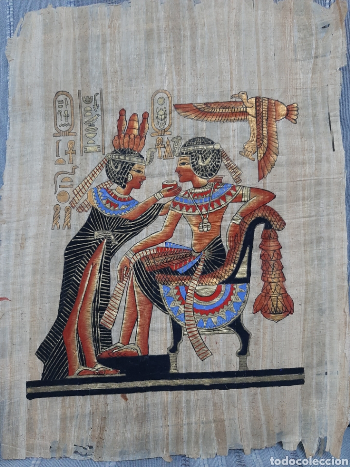 Otros objetos de arte: Papiros egipcios decorativos - Foto 2