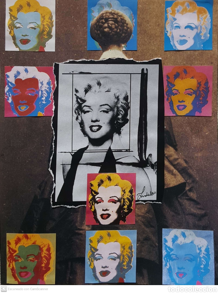 Otros objetos de arte: Marilyn Monroe en el siglo XIX. Collage anal&oacute;gico - Foto 1