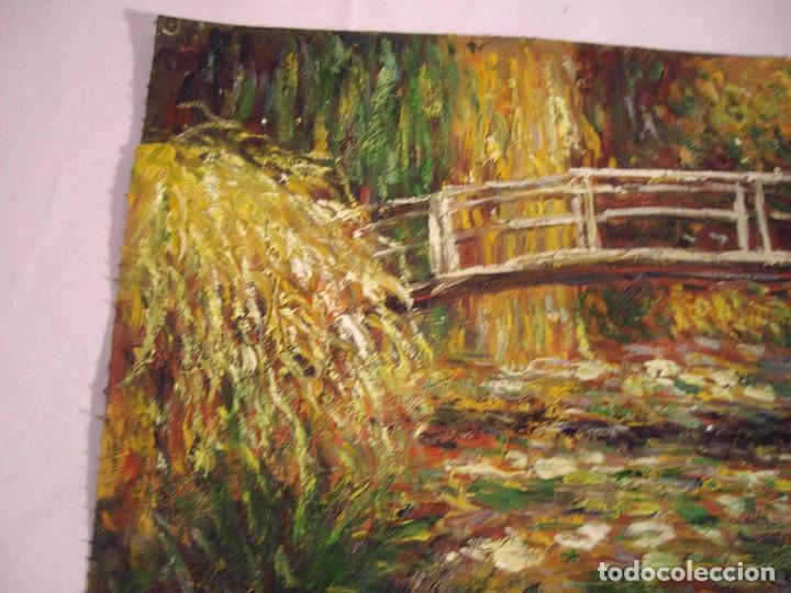 Otros objetos de arte: OLEO SOBRE TELA EL PUENTE - Foto 2