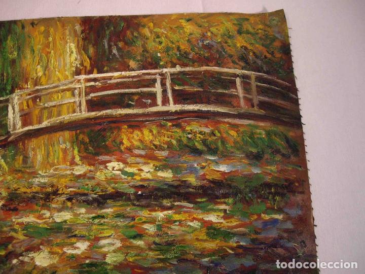 Otros objetos de arte: OLEO SOBRE TELA EL PUENTE - Foto 3