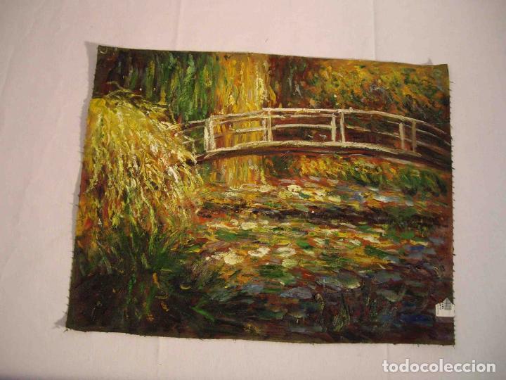Otros objetos de arte: OLEO SOBRE TELA EL PUENTE - Foto 1