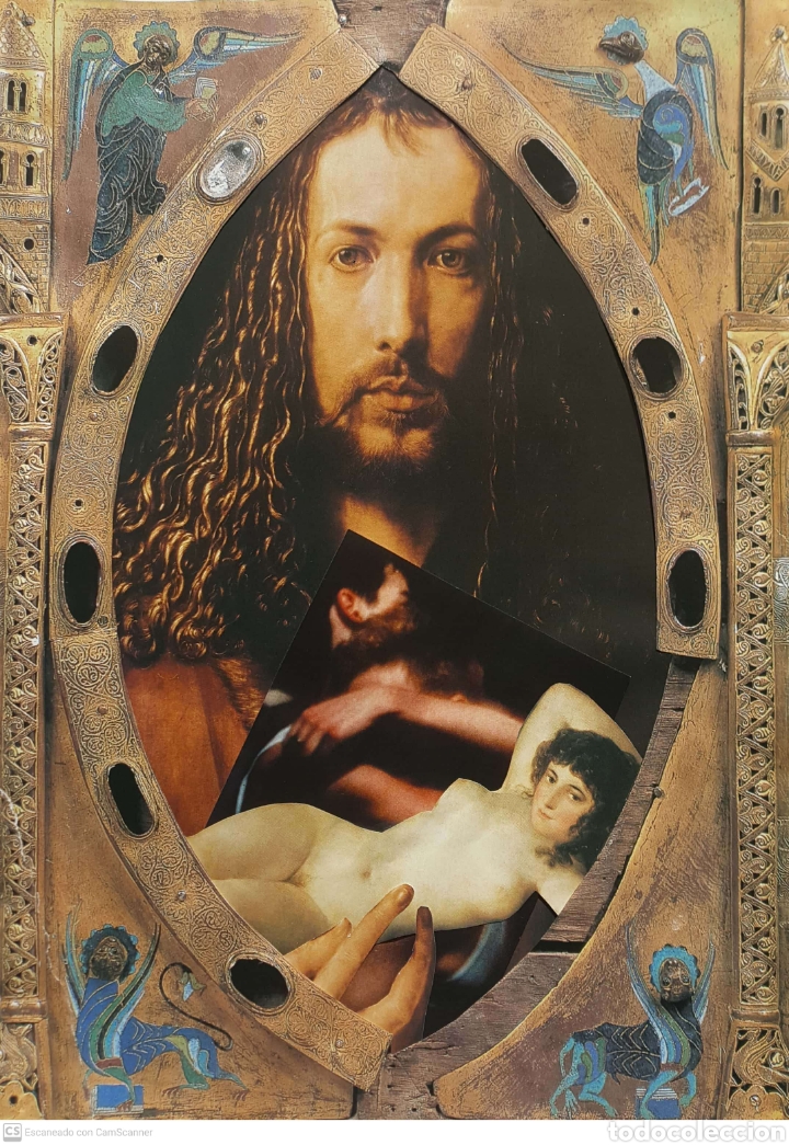 Otros objetos de arte: Collage hecho a mano. Virtudes privadas. - Foto 1
