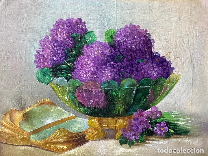 Otros objetos de arte: Seda pintada. Bodeg&oacute;n - Foto 1