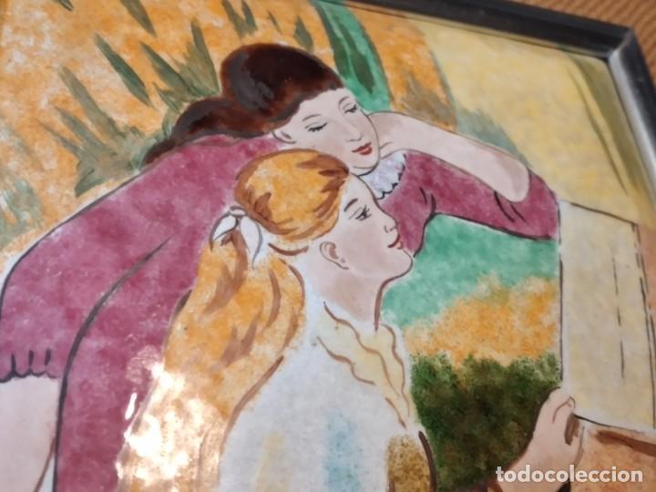 Otros objetos de arte: Cuadro esmaltdo pintor Renoir - Foto 4