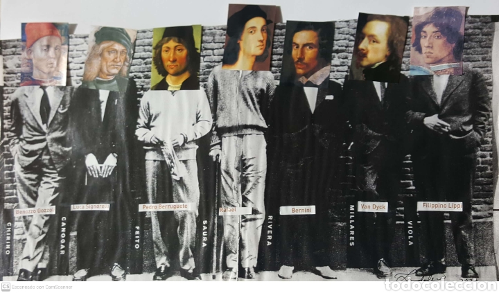 Otros objetos de arte: Grupo El Paso. Homenaje. Collage de Indalecio - Foto 1