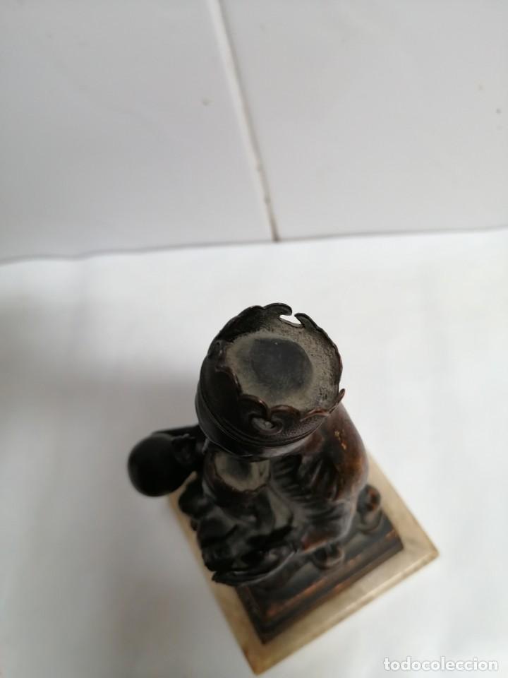 Otros objetos de arte: VIRGEN DE MONTSERRAT CON PEANA - Foto 5