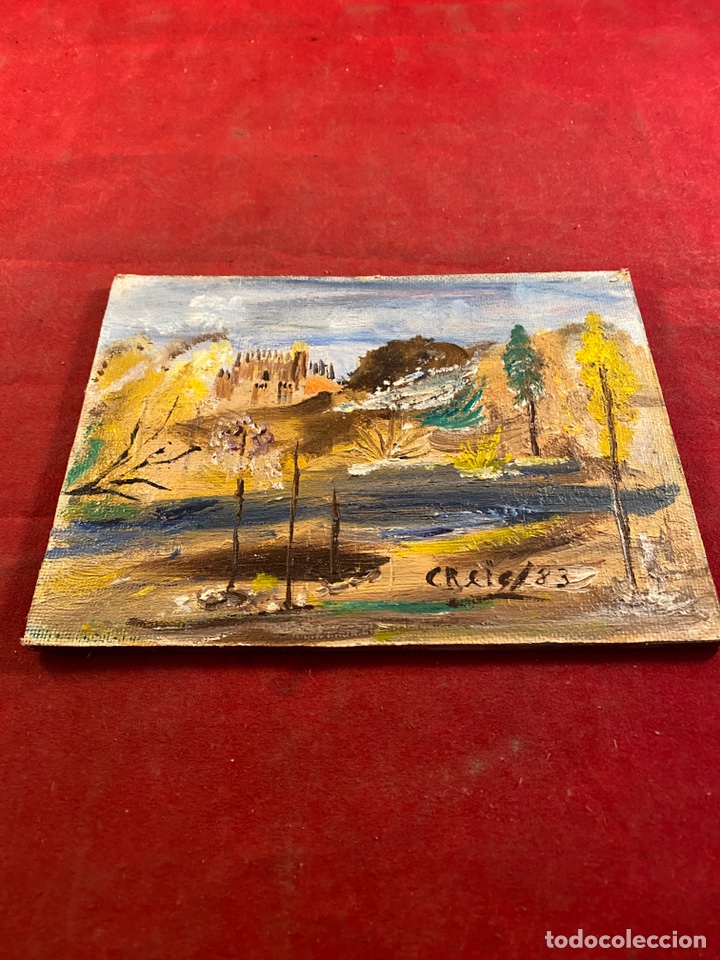 Otros objetos de arte: &Oacute;leo sobre tablex. Paisaje - Foto 1