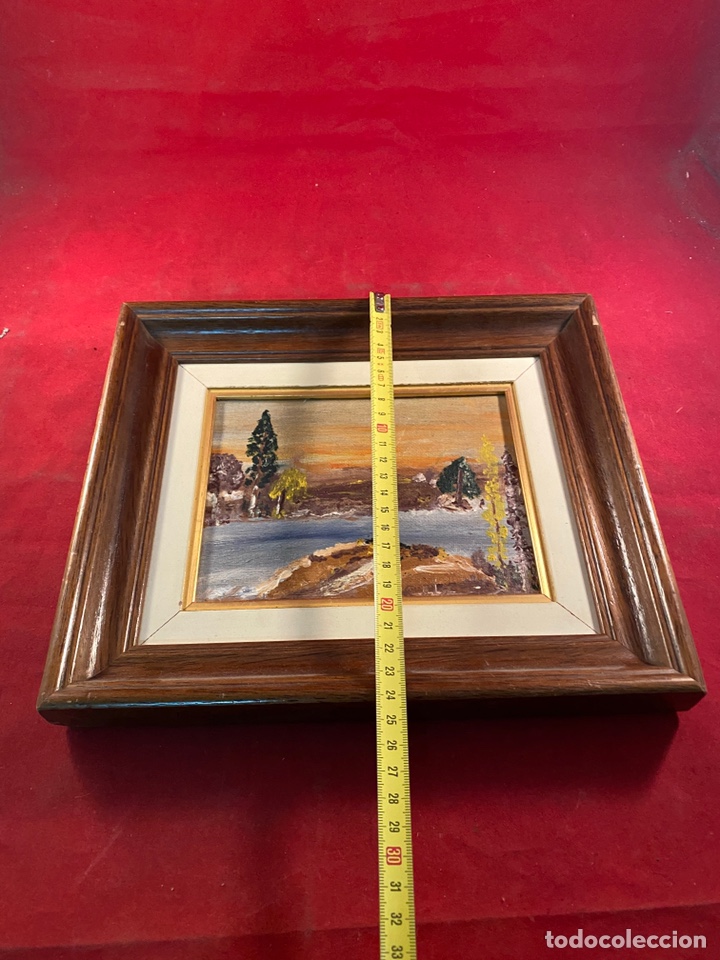 Otros objetos de arte: Paisaje. &Oacute;leo sobre tablex - Foto 2
