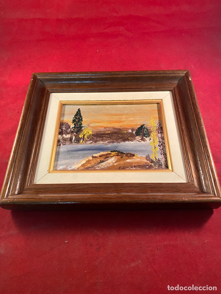 Otros objetos de arte: Paisaje. &Oacute;leo sobre tablex - Foto 1