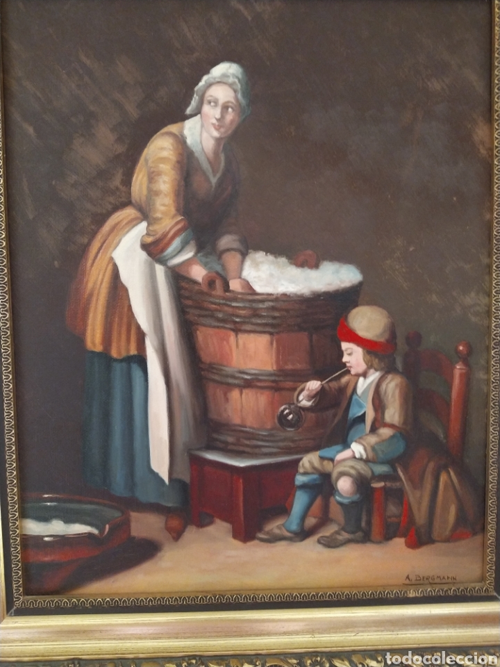 Otros objetos de arte: Cuadro Jean Baptisle Chardin - Foto 3