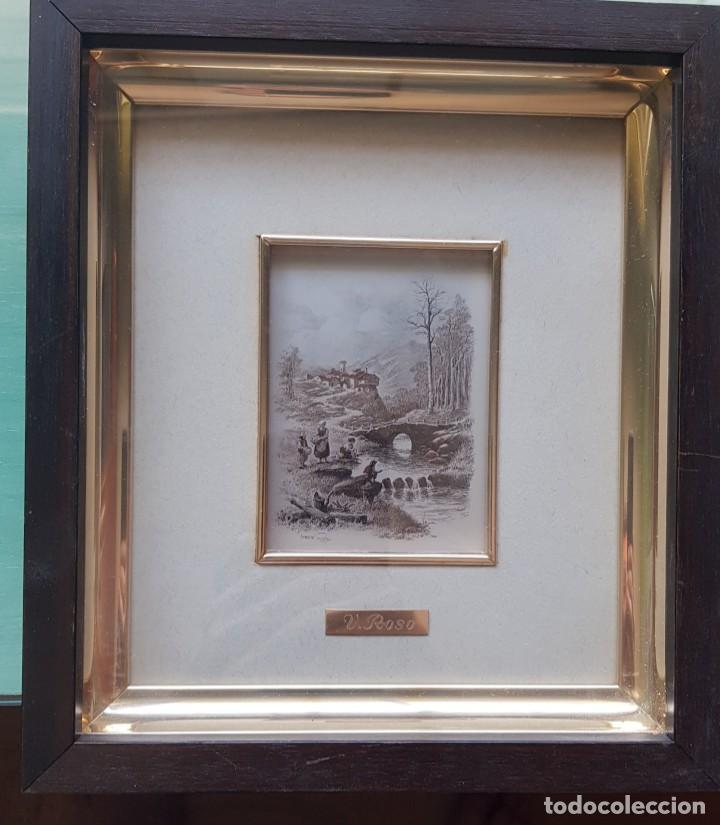 Otros objetos de arte: PRECIOSO CUADRO DE V. ROSO - Foto 1