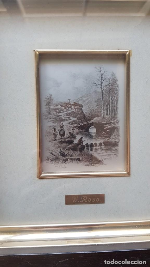 Otros objetos de arte: PRECIOSO CUADRO DE V. ROSO - Foto 3
