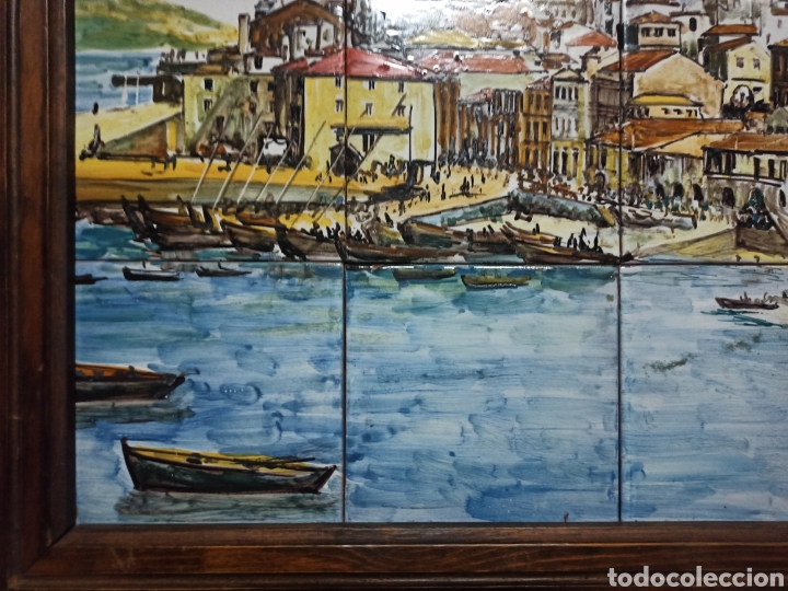 Otros objetos de arte: Vista del Berb&eacute;s, Vigo. Galicia. - Foto 4