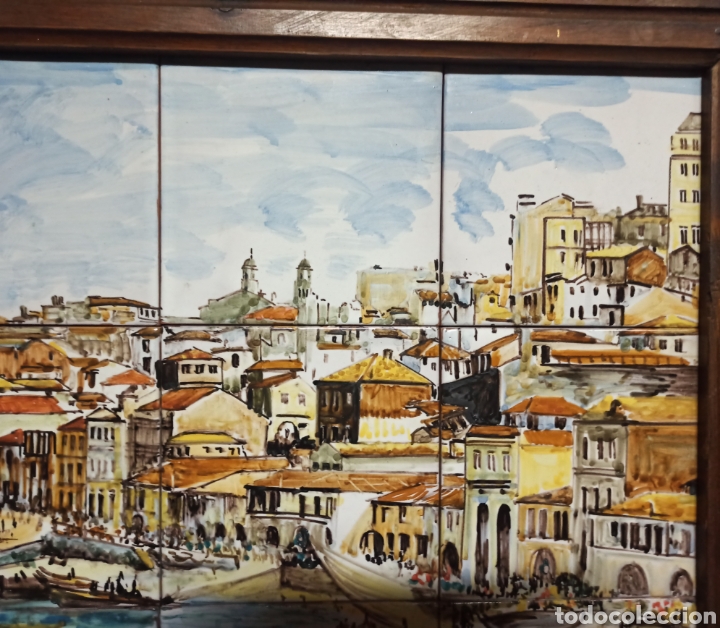 Otros objetos de arte: Vista del Berb&eacute;s, Vigo. Galicia. - Foto 5