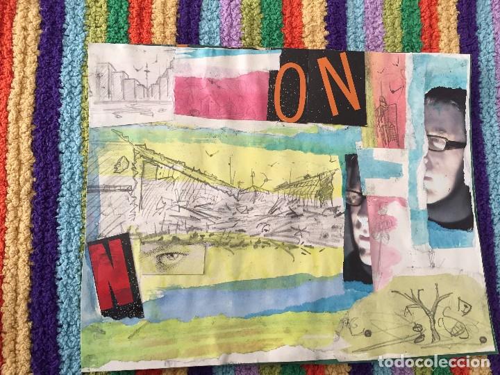 Otros objetos de arte: Yellow beach 26 cm x 21 original art - Foto 2