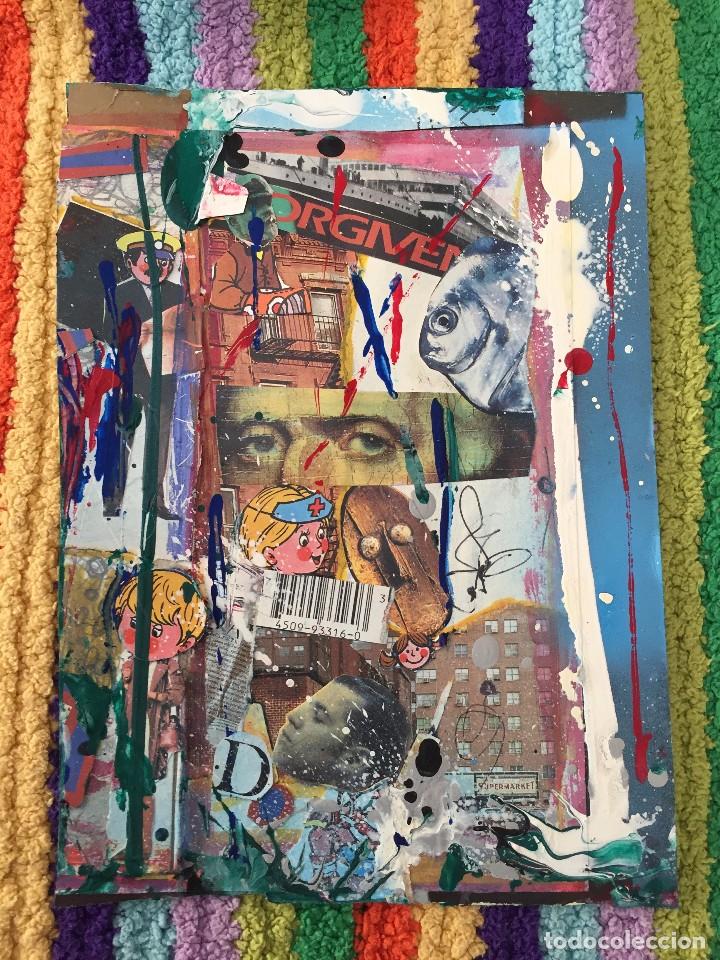Otros objetos de arte: Victorian graffiti 23 cm x 17 original art - Foto 2