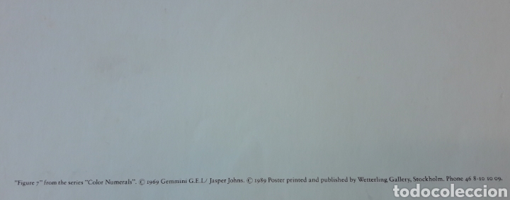 Otros objetos de arte: JASPER JOHNS , CARTEL - Foto 3