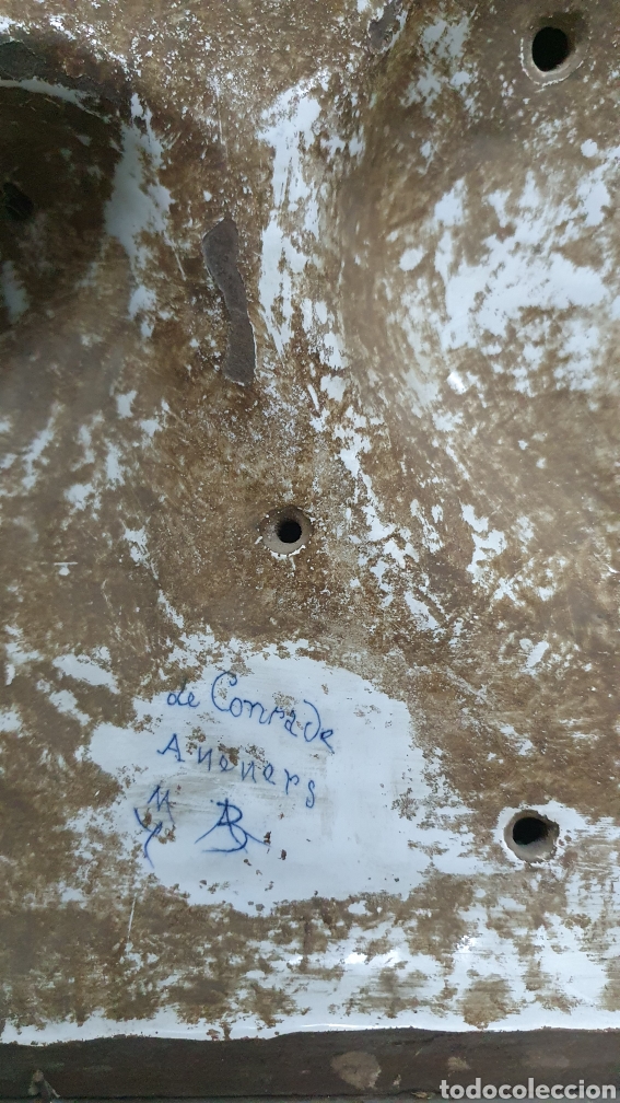 Otros objetos de arte: Cuadro placa de porcelana en relieve S XIX. - Foto 11