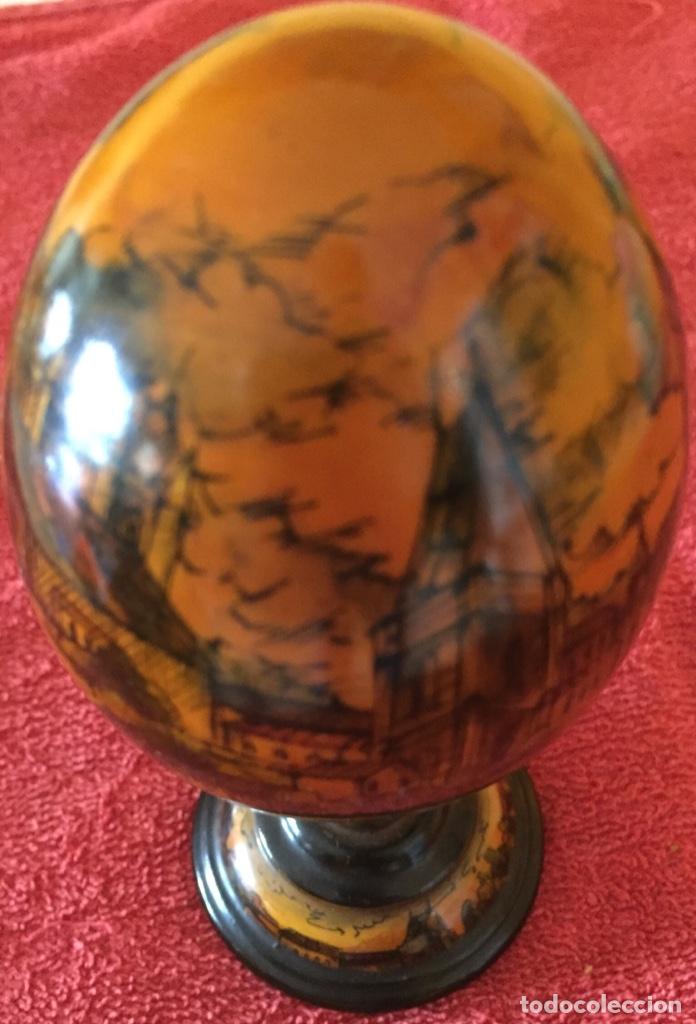 Otros objetos de arte: Huevo de madera de PRAGA - Foto 6