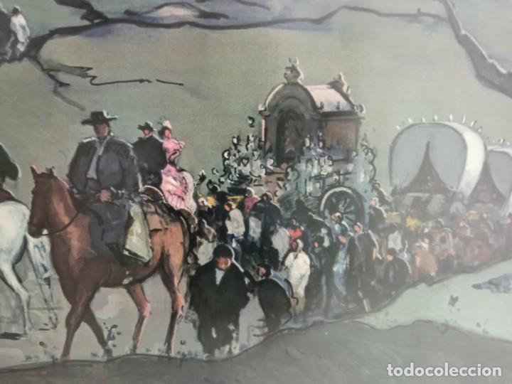 Otros objetos de arte: cuadro romeria Durancamps enmarcado - Foto 4