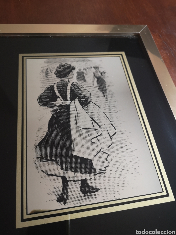 Otros objetos de arte: Cuadro espejo criada - Foto 2