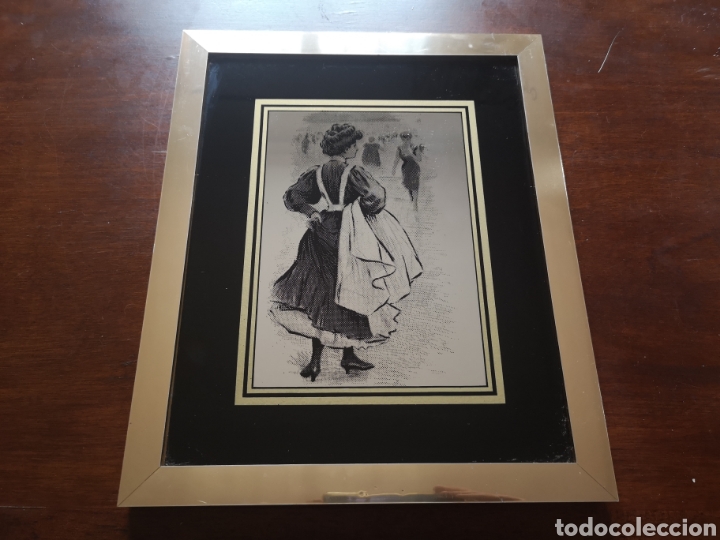 Otros objetos de arte: Cuadro espejo criada - Foto 1