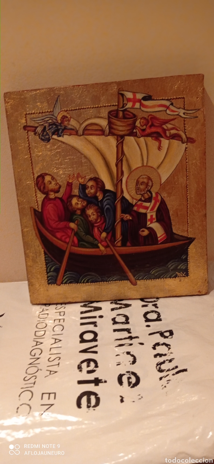 Otros objetos de arte: Interesante icono religioso DAX - Foto 13
