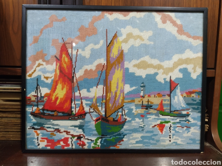 Otros objetos de arte: Marina - Punta de cruz - Foto 1