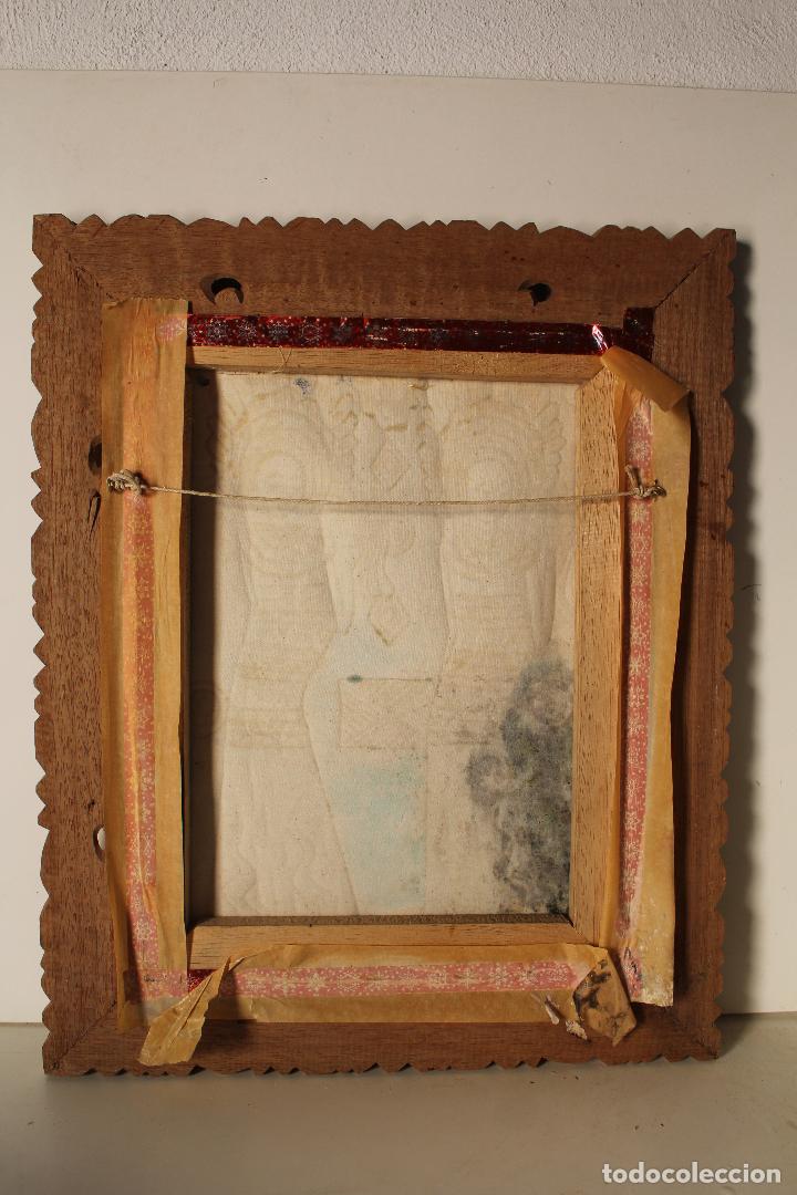 Otros objetos de arte: cuadro esmaltes sobre lienzo y madera - Foto 2