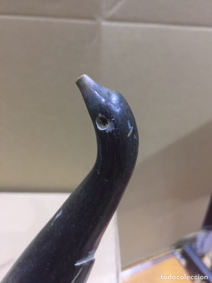 Otros objetos de arte: P&aacute;jaros hecho con cuernos - Foto 5