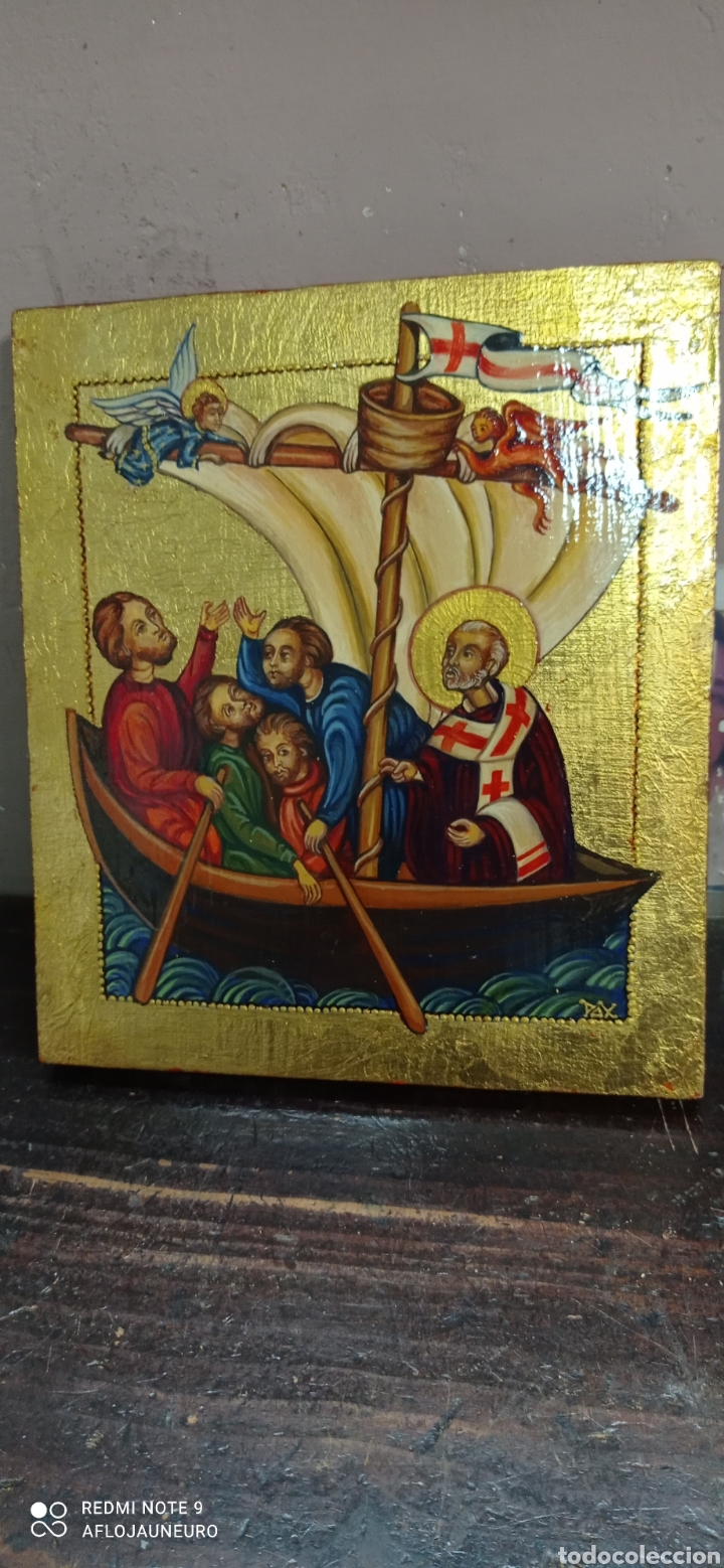 Otros objetos de arte: Interesante icono religioso DAX - Foto 1