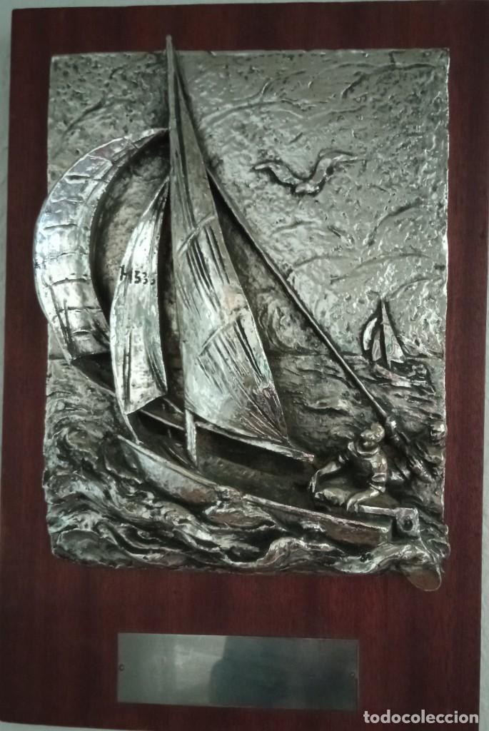 Otros objetos de arte: Cuadro de barco hecho en esta&ntilde;o - Foto 1
