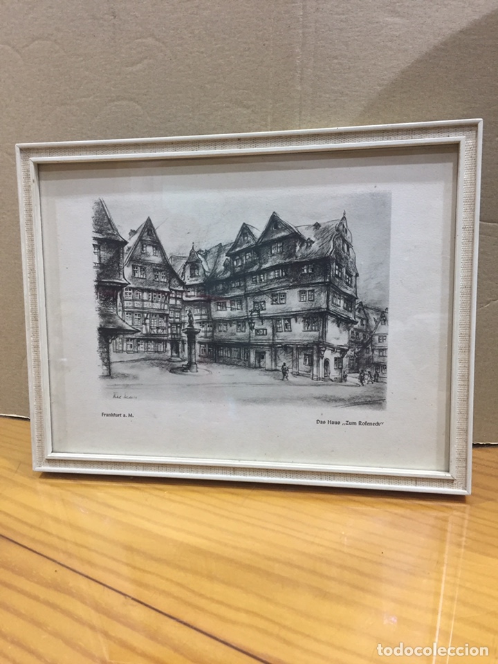 Otros objetos de arte: Cuadro grabado impreso - Foto 1