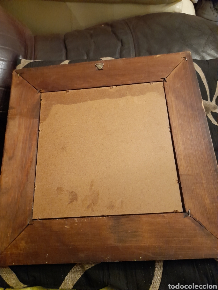 Otros objetos de arte: Antiguo cuadro troquelado en cobre - Foto 3