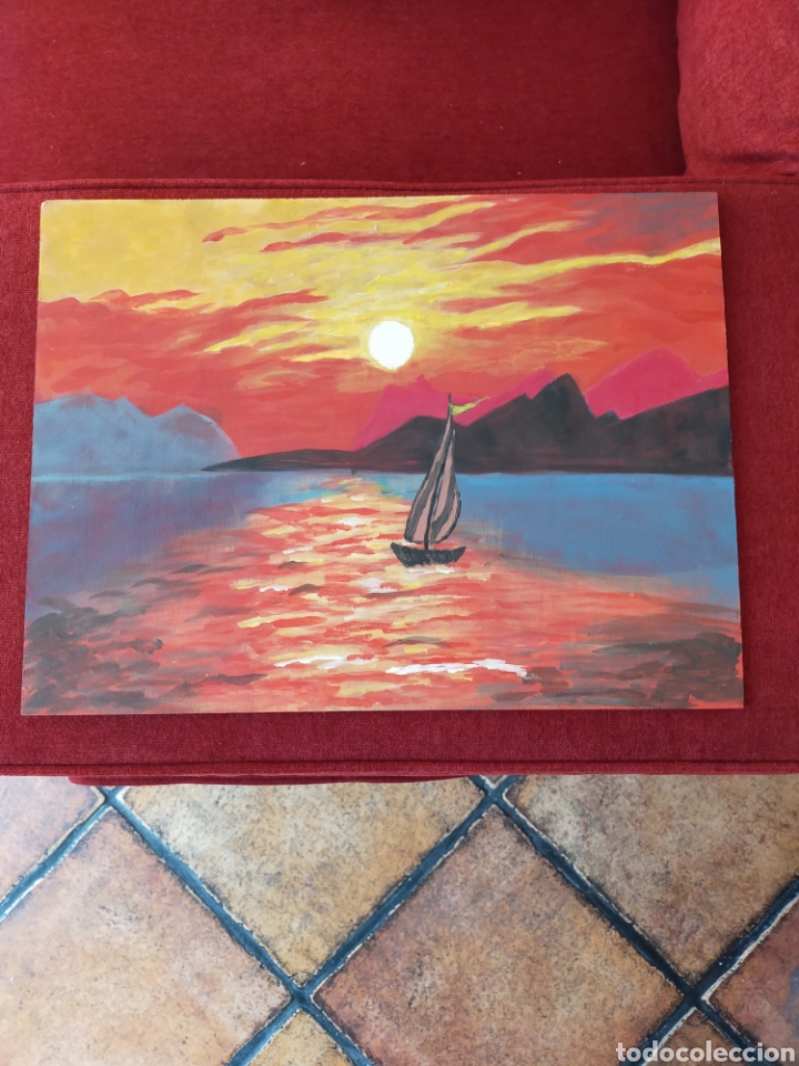 Otros objetos de arte: Cuadro pintura al acr&iacute;lico 40x30 - Foto 1