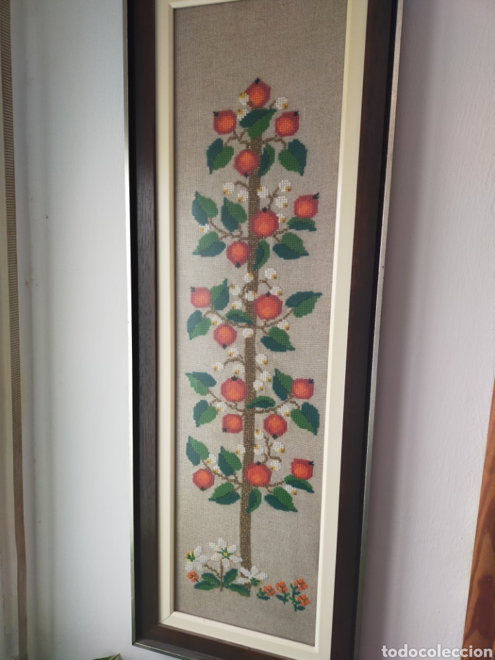 Otros objetos de arte: Cuadro de punto de cruz 93x33 - Foto 1