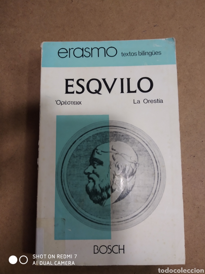 Otros objetos de arte: Esqvilo.La Orestia.Erasmo textos bilingues. - Foto 1