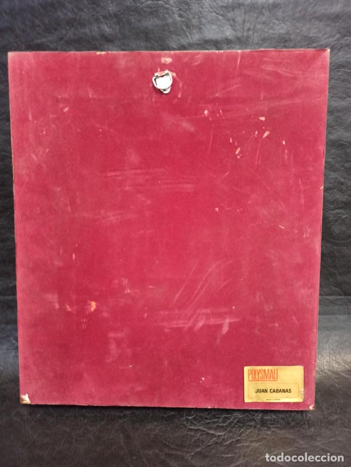 Otros objetos de arte: Juan Cabanas. Enmarcado en madera. Polysmalt. AR - Foto 4