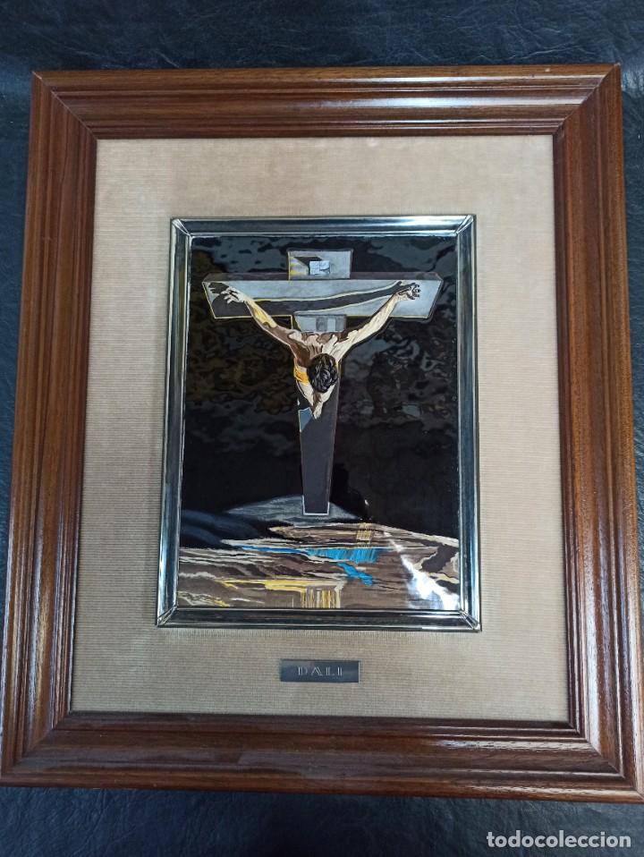 Otros objetos de arte: Cristo de Dal&iacute;. Esmalte al fuego. AR - Foto 1