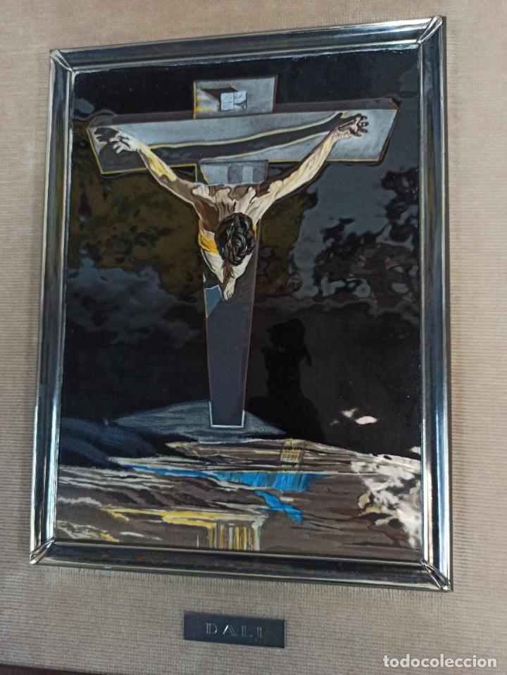 Otros objetos de arte: Cristo de Dal&iacute;. Esmalte al fuego. AR - Foto 2