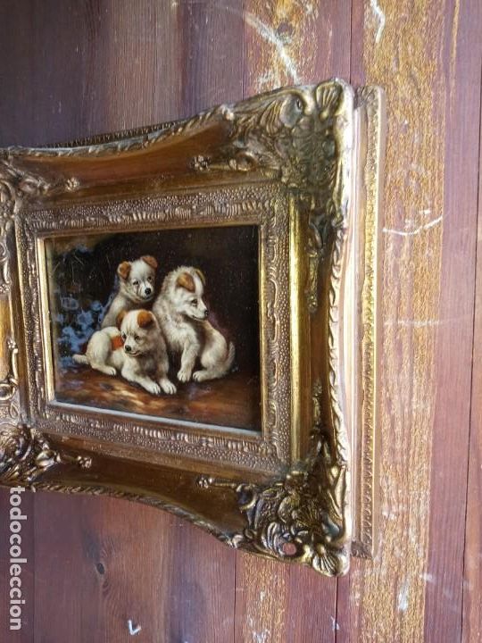 Otros objetos de arte: CUADRO / MARCO - DOGGIES . - Foto 3