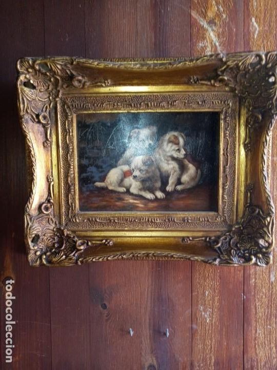 Otros objetos de arte: CUADRO / MARCO - DOGGIES . - Foto 5